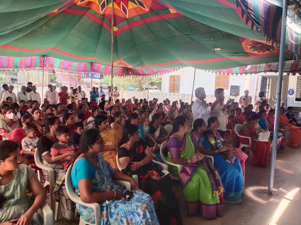 Women Empowerment in Action:Skill Development Awareness Workshop for women held at Motinagar, Hyderabad.