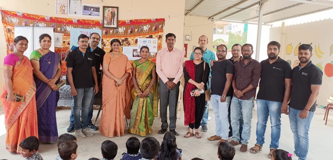 CHORD Project Director Ms. Manjulatha Malladi Garu and IQVIA Director Mr. Sai Kumar Garu Associate Director Mr. Venugopal Garu, and the team on 13/10/2023.